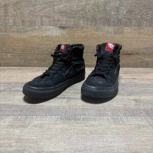 Vans Off The Wall Black Suede High Top Sneakers Women's Size 7.5